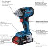 imageBOSCH GDS18V230CB24 18V 38 In Impact Wrench  400 FtLbs Breakaway Torque 230 FtLbs Max Fastening Torque 3 SpeedTorque Settings Auto Bolt Release With2 CORE18V 4 Ah Batteries and ChargerTool  2 Batteries  Charger