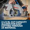 imageBOSCH GKS18V25GN PROFACTOR 18V 714quot Circular Saw with Track Compatibility  BITURBO Brushless Technology ECO Mode OneTouch Depth Adjustment 050 Bevel Range Ergonomic Handle Bare Tool