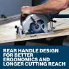 imageBOSCH GKW18V26N PROFACTOR 18V 714quot Rear Handle Circular Saw  BITURBO Brushless Technology 5000 RPM Lightweight Ergonomic Design Left Blade Orientation Electronic Brake Dust Port Bare Tool