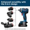 imageBOSCH GSB18V800CN 12 In Brushless ConnectedReady Hammer DrillDriver Bare ToolFlexiclick System  18V Battery