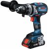 imageBOSCH GSB18V975CN 18V Brushless ConnectedReady Brute Tough 12 In Hammer DrillDriver Bare Toolw 2 18V 4 Ah Batteries