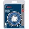 imageBOSCH WBX328 3 In XLOCK Arbor Carbon Steel Knotted Wire Single Row Cup Brush For Applications in Removing Weld Scale Burrs and Corrosion Preparing Painting SurfacesCarbon Steel Wire Cup Brush