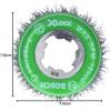 imageBOSCH WBX328 3 In XLOCK Arbor Carbon Steel Knotted Wire Single Row Cup Brush For Applications in Removing Weld Scale Burrs and Corrosion Preparing Painting SurfacesStainless Steel Wire Cup Brush