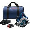 imageBOSCH CCS180B 18V 612 In Blade Left Circular Saw Bare Toolw 18V 4 Ah Battery