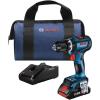 imageBOSCH GSB18V800CB14 12 In Brushless ConnectedReady Hammer DrillDriver Kit with 1 CORE18V 4 Ah Advanced Power Battery