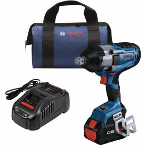 imageBOSCH GDS18V770CN PROFACTOR 18V ConnectedReady 34 In Impact Wrench with Friction Ring and ThruHole Bare ToolConnectedReady w 18V 8 Ah Battery