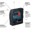 imageBOSCH GPL 5 FivePoint SelfLeveling Alignment Laser Includes 3 AA Batteries Multipurpose Attachment Mounting Strap Recalibration Wrench Pouch ampamp Carrying Case