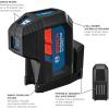 imageBOSCH GPL10030G GreenBeam SelfLeveling Alignment Laser Includes 2 AA Batteries BuiltIn Multipurpose Mount ampamp Hard Carrying CaseLaser Laser