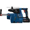 imageBOSCH GBH18V26K24AGDE Brushless SDSplus Bulldog 1 In Rotary Hammer Kit with DustCollection Attachment and 2 CORE18V 80 Ah PROFACTOR Performance Batteries