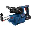 imageBOSCH GBH18V26K24AGDE Brushless SDSplus Bulldog 1 In Rotary Hammer Kit with DustCollection Attachment and 2 CORE18V 80 Ah PROFACTOR Performance Batteries