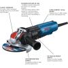 imageBOSCH GWX1460PBD 6 In XLOCK Angle Grinder  13Amp Motor 9700 rpm Lightweight Design Paddle Switch Brake System AntiVibration Handle KickBack Control Overload Protection