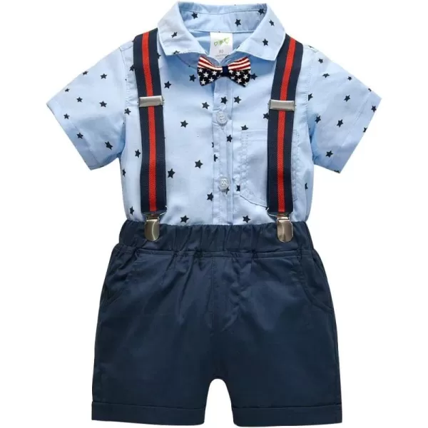 Simplee kids Baby Boy Gentleman Suit Wedding Formal Tuxedo Infant Boy Summer Short Sleeve Jumpsuit Romper and Tie Set