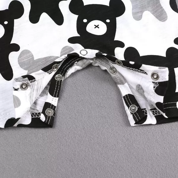 Simplee kids Baby Boy Outfits Short Sleeve Clothing Set Print Cartoon Baby Summer Romper