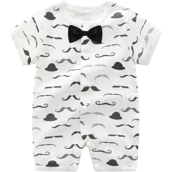 Simplee kids Baby Boy Outfits Short Sleeve Clothing Set Print Cartoon Baby Summer Romper