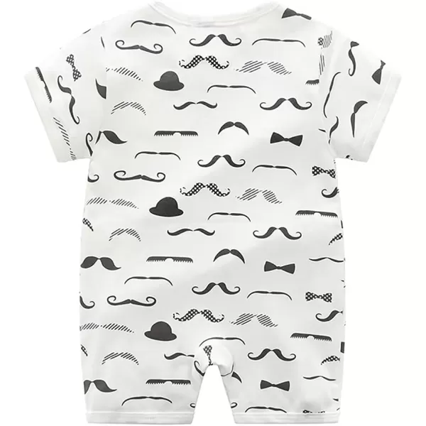Simplee kids Baby Boy Outfits Short Sleeve Clothing Set Print Cartoon Baby Summer Romper