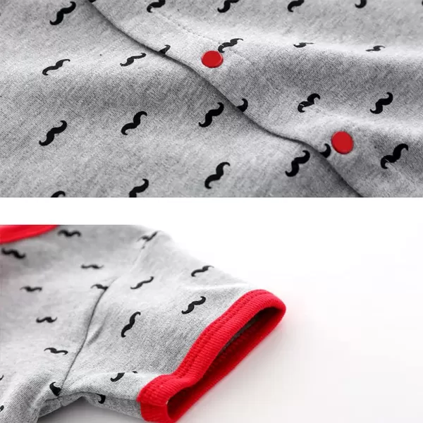 Simplee kids Baby Boy Outfits Short Sleeve Clothing Set Print Cartoon Baby Summer Romper