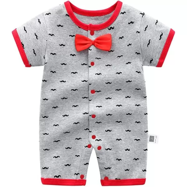 Simplee kids Baby Boy Outfits Short Sleeve Clothing Set Print Cartoon Baby Summer Romper