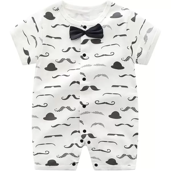 Simplee kids Baby Boy Outfits Short Sleeve Clothing Set Print Cartoon Baby Summer Romper