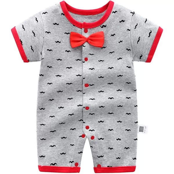 Simplee kids Baby Boy Outfits Short Sleeve Clothing Set Print Cartoon Baby Summer Romper