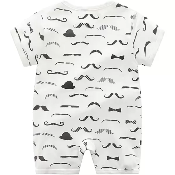 Simplee kids Baby Boy Outfits Short Sleeve Clothing Set Print Cartoon Baby Summer Romper