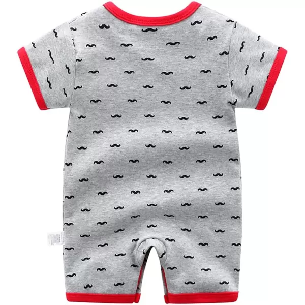 Simplee kids Baby Boy Outfits Short Sleeve Clothing Set Print Cartoon Baby Summer Romper