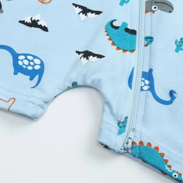 Simplee kids Baby Boy Outfits Short Sleeve Clothing Set Print Cartoon Baby Summer Romper)