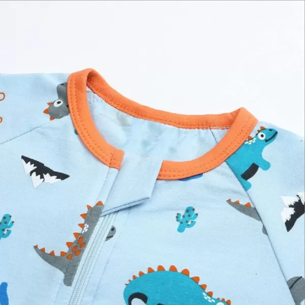 Simplee kids Baby Boy Outfits Short Sleeve Clothing Set Print Cartoon Baby Summer Romper)