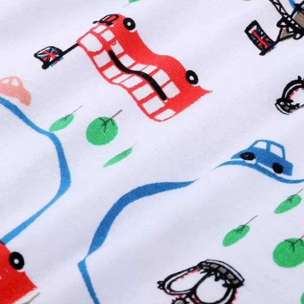 Simplee kids Baby Boy Outfits Short Sleeve Clothing Set Print Cartoon Baby Summer Romper