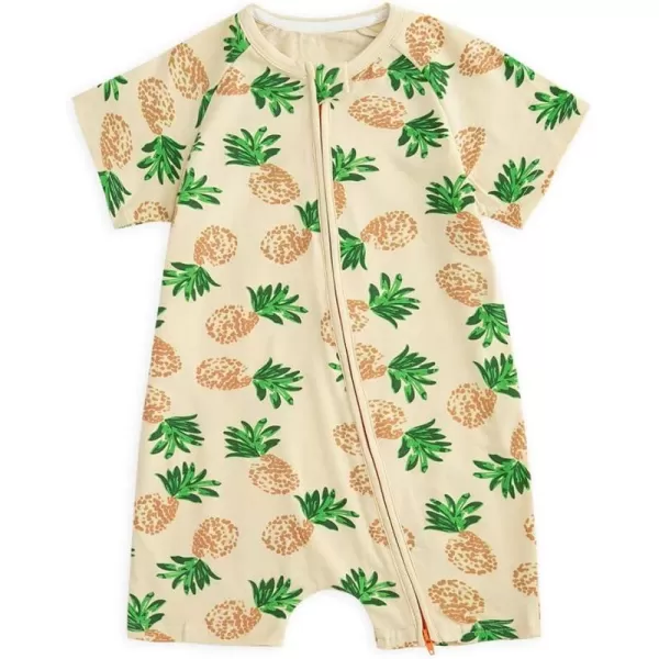 Simplee kids Baby Boy Outfits Short Sleeve Clothing Set Print Cartoon Baby Summer Romper