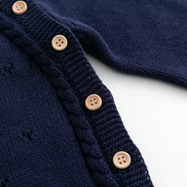 Simplee kids Baby Boys’ Girls’ Knitted Romper Jumpsuit Long Sleeve Onesie Bodysuits One Piece Outfits Sweater