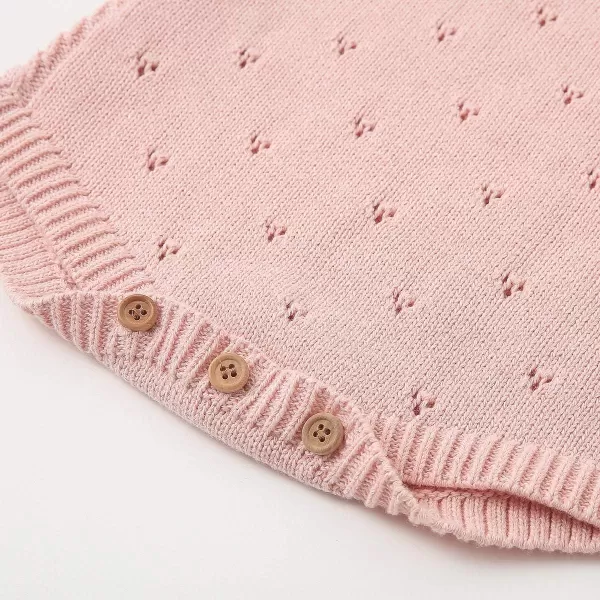 Simplee kids Baby Boys’ Girls’ Knitted Romper Jumpsuit Long Sleeve Onesie Bodysuits One Piece Outfits Sweater