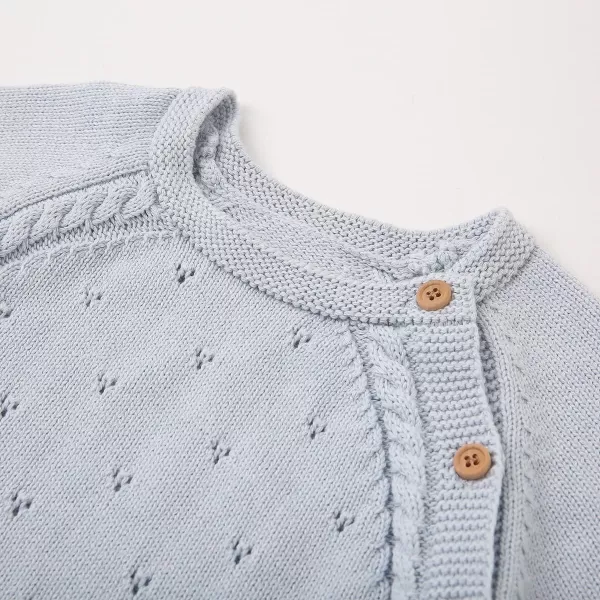 Simplee kids Baby Boys’ Girls’ Knitted Romper Jumpsuit Long Sleeve Onesie Bodysuits One Piece Outfits Sweater