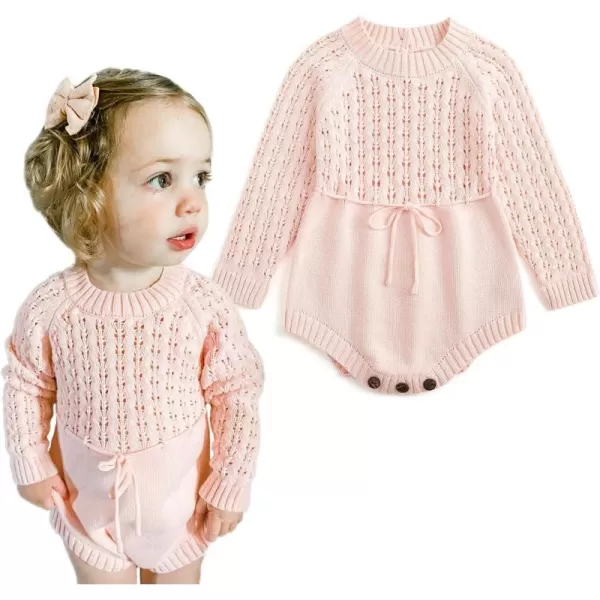 Simplee kids Baby Boys’ Girls’ Knitted Romper Jumpsuit Long Sleeve Onesie Bodysuits One Piece Outfits Sweater