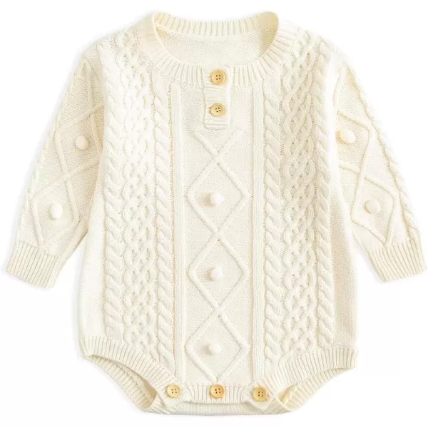 Simplee kids Baby Boys’ Girls’ Knitted Romper Jumpsuit Long Sleeve Onesie Bodysuits One Piece Outfits Sweater