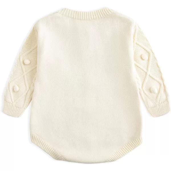 Simplee kids Baby Boys’ Girls’ Knitted Romper Jumpsuit Long Sleeve Onesie Bodysuits One Piece Outfits Sweater