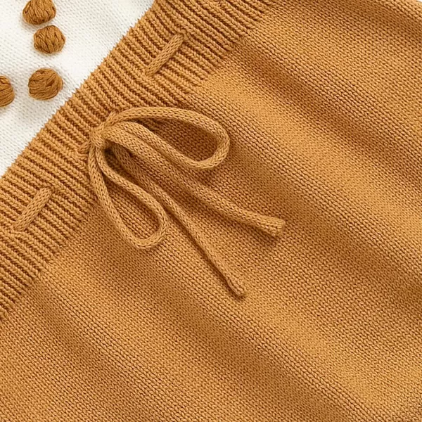 Simplee kids Baby Boys’ Girls’ Knitted Romper Jumpsuit Long Sleeve Onesie Bodysuits One Piece Outfits Sweater