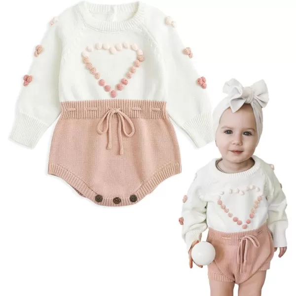 Simplee kids Baby Boys’ Girls’ Knitted Romper Jumpsuit Long Sleeve Onesie Bodysuits One Piece Outfits Sweater