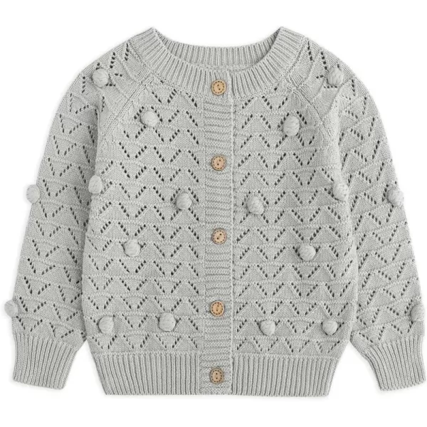 Simplee kids Baby Cardigan Cable Knit Toddler Cardigan Long Sleeve Fall Winter Open Front Knit Sweater