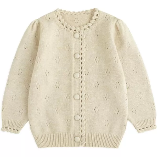 Simplee kids Baby Cardigan Cable Knit Toddler Cardigan Long Sleeve Fall Winter Open Front Knit Sweater