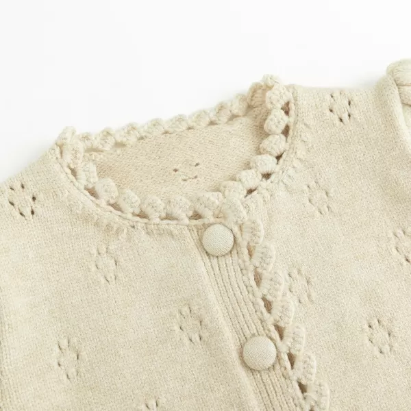 Simplee kids Baby Cardigan Cable Knit Toddler Cardigan Long Sleeve Fall Winter Open Front Knit Sweater