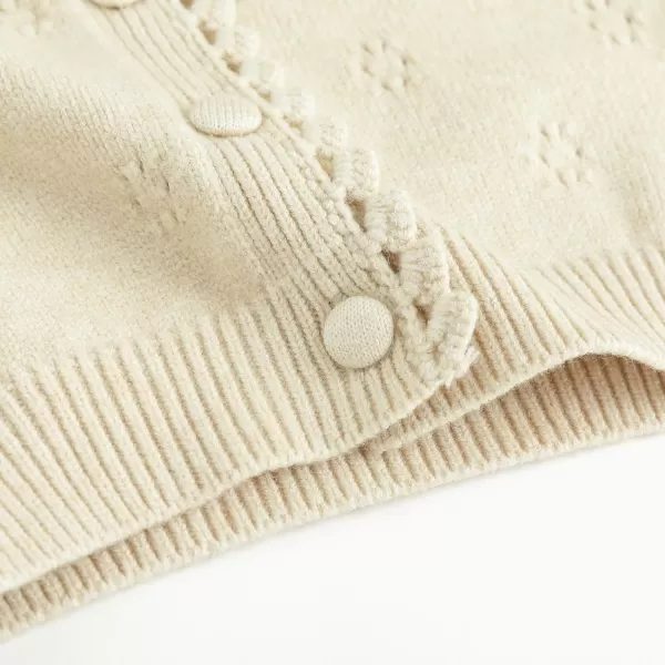 Simplee kids Baby Cardigan Cable Knit Toddler Cardigan Long Sleeve Fall Winter Open Front Knit Sweater