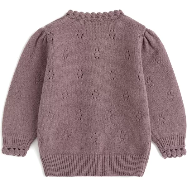 Simplee kids Baby Cardigan Cable Knit Toddler Cardigan Long Sleeve Fall Winter Open Front Knit Sweater