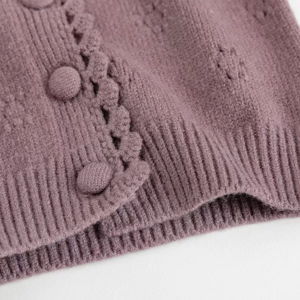 Simplee kids Baby Cardigan Cable Knit Toddler Cardigan Long Sleeve Fall Winter Open Front Knit Sweater
