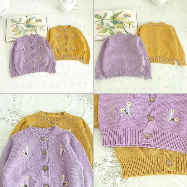 Simplee kids Baby Cardigan Cable Knit Toddler Cardigan Long Sleeve Fall Winter Open Front Knit Sweater