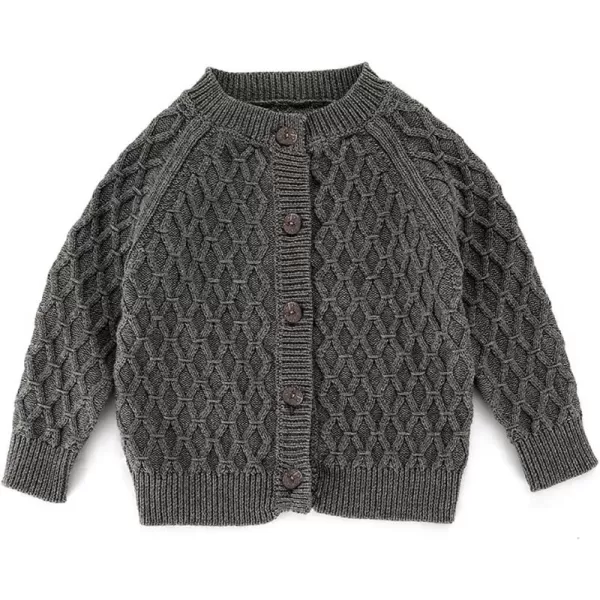 Simplee kids Baby Cardigan Cable Knit Toddler Cardigan Long Sleeve Fall Winter Open Front Knit Sweater