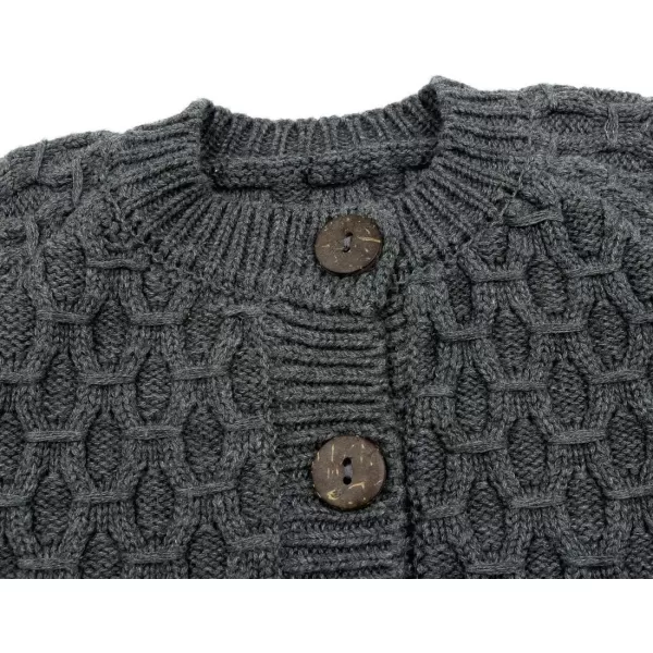 Simplee kids Baby Cardigan Cable Knit Toddler Cardigan Long Sleeve Fall Winter Open Front Knit Sweater