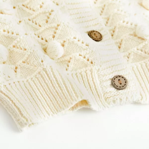 Simplee kids Baby Cardigan Cable Knit Toddler Cardigan Long Sleeve Fall Winter Open Front Knit Sweater