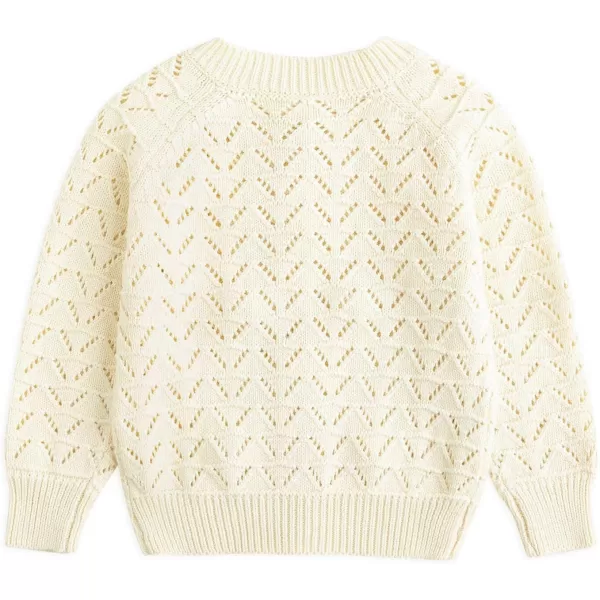 Simplee kids Baby Cardigan Cable Knit Toddler Cardigan Long Sleeve Fall Winter Open Front Knit Sweater