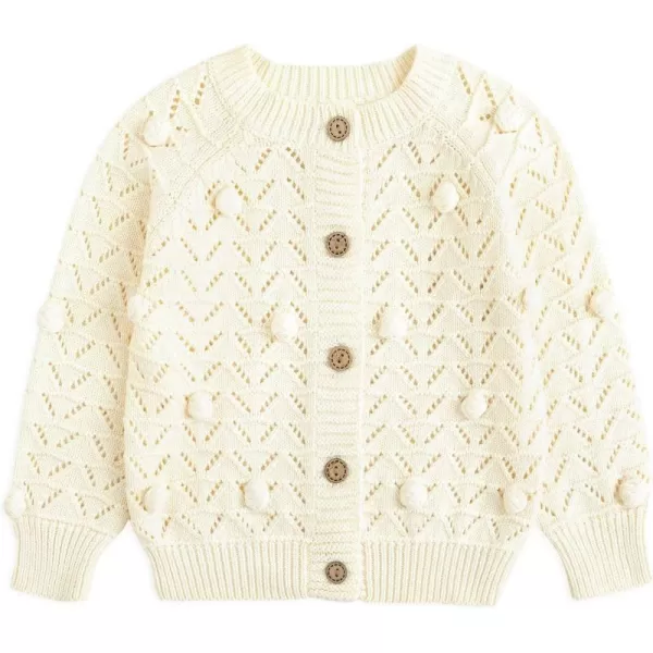 Simplee kids Baby Cardigan Cable Knit Toddler Cardigan Long Sleeve Fall Winter Open Front Knit Sweater