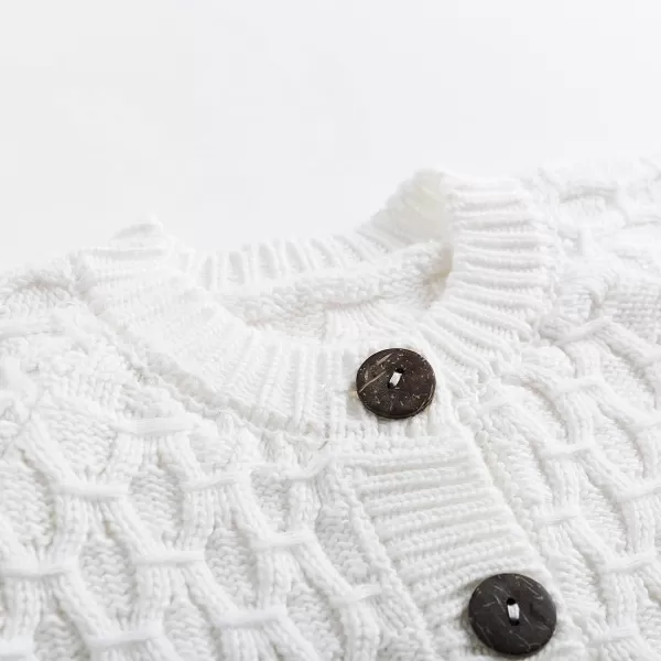 Simplee kids Baby Cardigan Cable Knit Toddler Cardigan Long Sleeve Fall Winter Open Front Knit Sweater